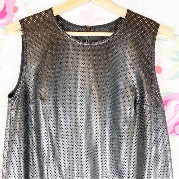 Anthropologie Bailey 44 Faux Vegan Black Leather Romper XS - Picture 2 of 6